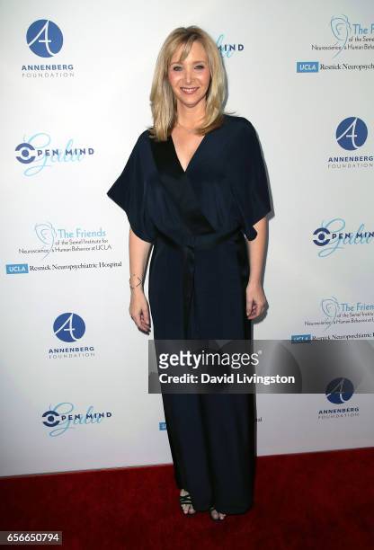 Actress Lisa Kudrow attends UCLA's Semel Institute's Biannual "Open Mind Gala" at The Beverly Hilton Hotel on March 22, 2017 in Beverly Hills,...