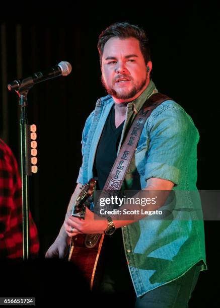 Mike Eli of the Eli Young band performs at The Fillmore Detroit on March 22, 2017 in Detroit, Michigan.