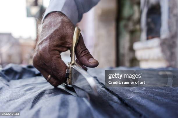 tailor - fabric scissors stock pictures, royalty-free photos & images