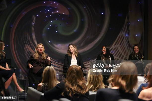 Nicole Lapin, Mindy Grossman, Katia Beauchamp, Lavinia Errico and Lili Gil Valletta attend the Female Bosses celebration and BOSS BITCH book launch...