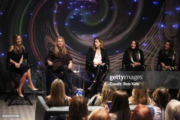 Nicole Lapin, Mindy Grossman, Katia Beauchamp, Lavinia Errico and Lili Gil Valletta attend the Female Bosses celebration and BOSS BITCH book launch...