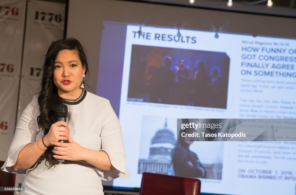 Tatiana Maslany + Funny or Die + Rise - PSA Premiere Event in Washington D.C.