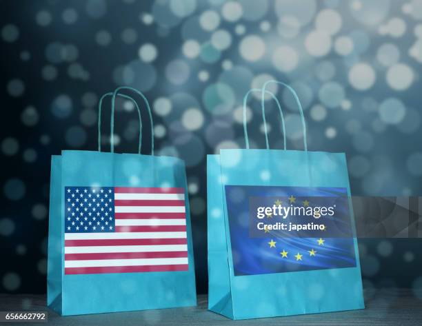 trade between the united states and the european economic community - immigrants crossing sign stock pictures, royalty-free photos & images