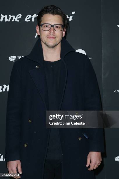 Alistair Banks Griffin attends the New York premiere of "Cezanne Et Moi" at the Whitby Hotel on March 22, 2017 in New York City.