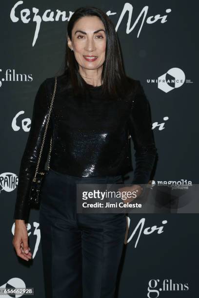 Anh Duong attend the New York premiere of "Cezanne Et Moi" at the Whitby Hotel on March 22, 2017 in New York City.