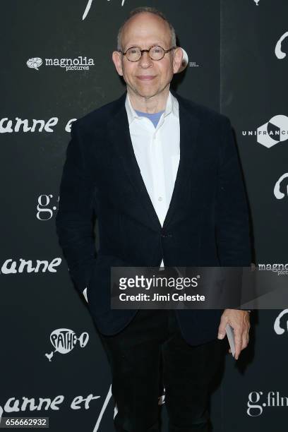 Bob Balaban attend the New York premiere of "Cezanne Et Moi" at the Whitby Hotel on March 22, 2017 in New York City.