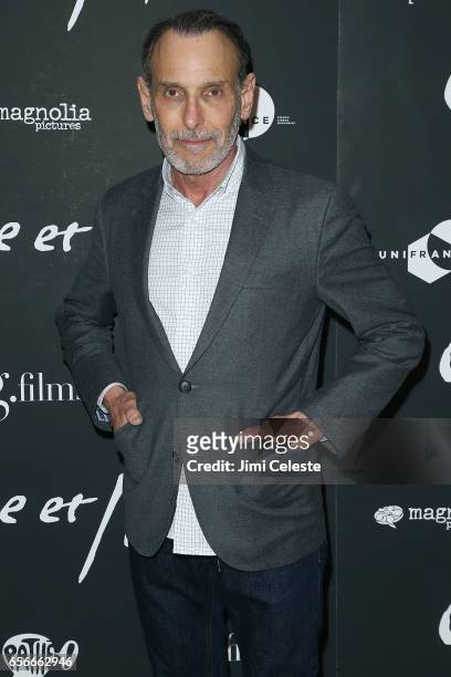 David Salle attends the New York premiere of "Cezanne Et Moi" at the Whitby Hotel on March 22, 2017 in New York City.