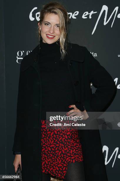 Rebecca Fourteau attends the New York premiere of "Cezanne Et Moi" at the Whitby Hotel on March 22, 2017 in New York City.