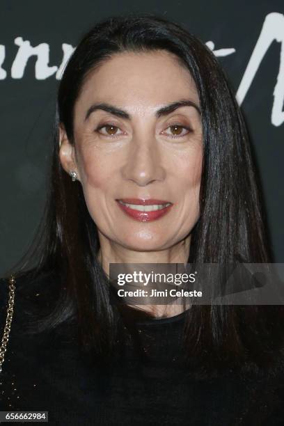 Anh Duong attend the New York premiere of "Cezanne Et Moi" at the Whitby Hotel on March 22, 2017 in New York City.