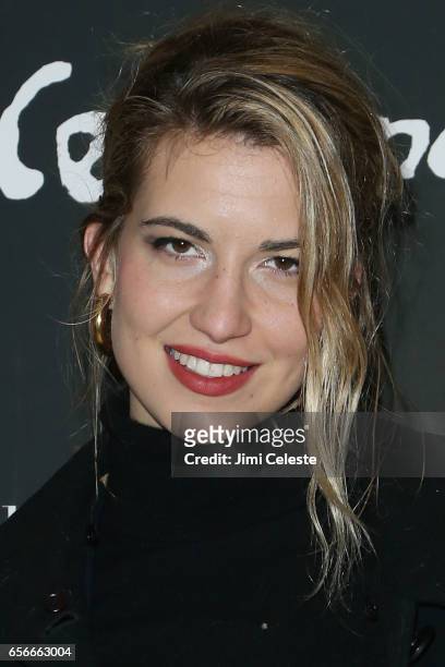 Rebecca Fourteau attends the New York premiere of "Cezanne Et Moi" at the Whitby Hotel on March 22, 2017 in New York City.