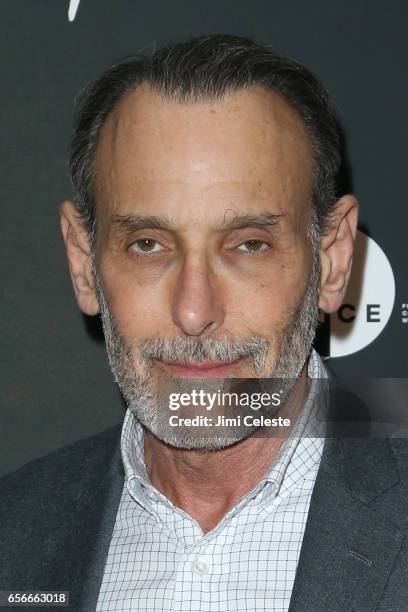 David Salle attends the New York premiere of "Cezanne Et Moi" at the Whitby Hotel on March 22, 2017 in New York City.