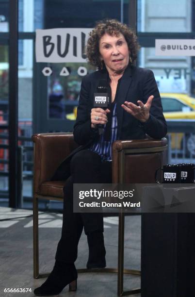 Rhea Perlman appears to promote "Me And My Grandma" during the BUILD Series at Build Studio on March 22, 2017 in New York City.