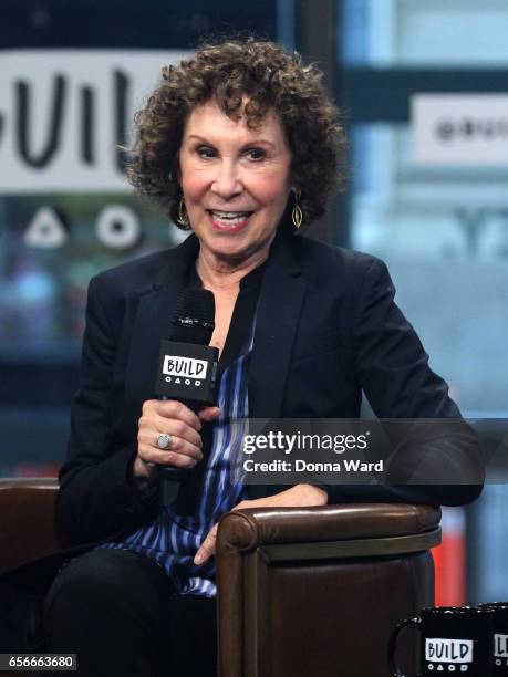 Rhea Perlman appears to promote "Me And My Grandma" during the BUILD Series at Build Studio on March 22, 2017 in New York City.