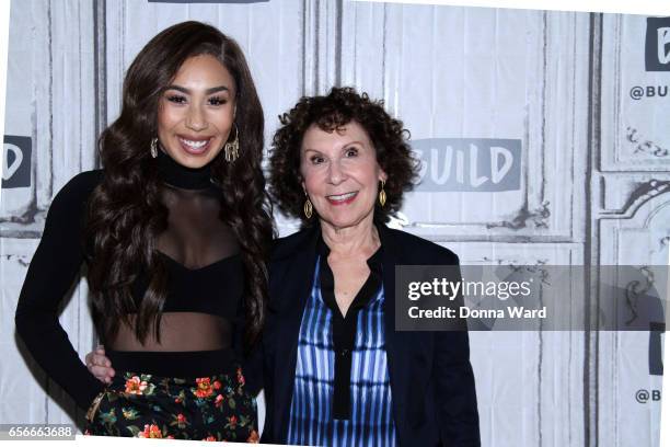 Eva Gutowski and Rhea Perlman appear to promote "Me And My Grandma" during the BUILD Series at Build Studio on March 22, 2017 in New York City.