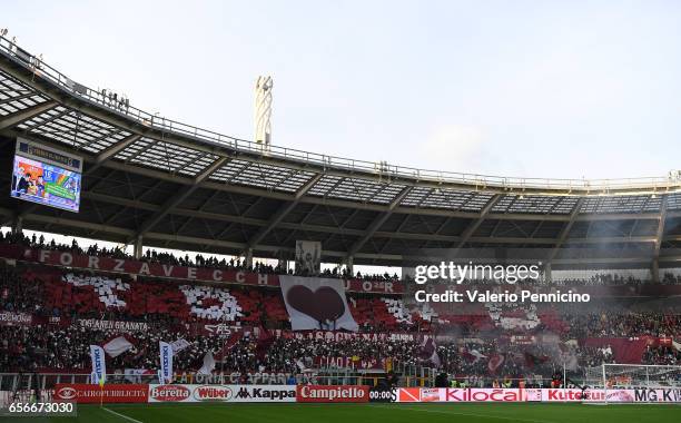 General view prior to the Serie A match between FC Torino and FC Internazionale at Stadio Olimpico di Torino on March 18, 2017 in Turin, Italy.