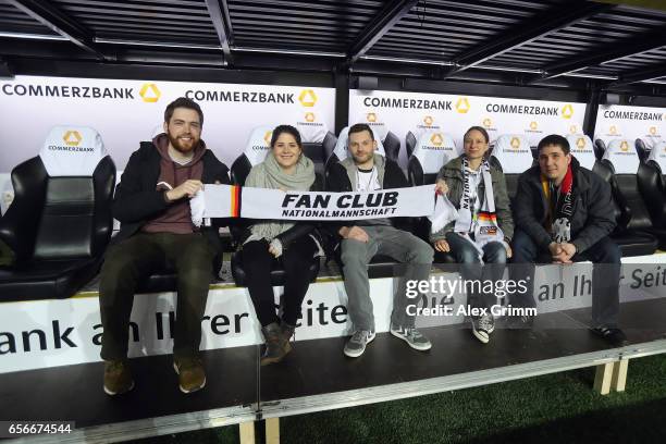 Fanclub Nationalmannschaft powered by Coca Cola Magic Moments tour prior to the international friendly match between Germany and England at Signal...