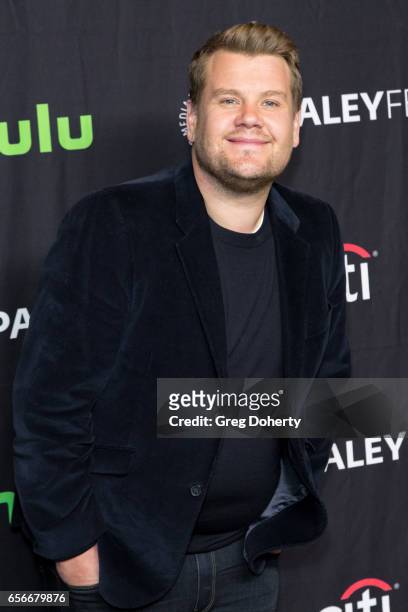 James Corden arrives at An Evening of Laughs with James Corden and The Late, Late Show during The Paley Center For Media's 34th Annual PaleyFest Los...