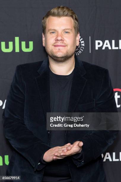 James Corden arrives at An Evening of Laughs with James Corden and The Late, Late Show during The Paley Center For Media's 34th Annual PaleyFest Los...