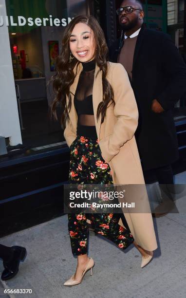 Actress Eva Gutowski attends Build Series Presents Rhea Perlman and Eva Gutowski discussing 'Me And My Grandma' at Build Studio on March 22, 2017 in...