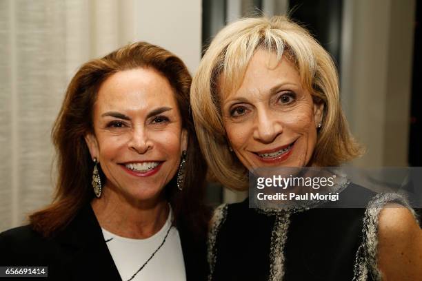 Melissa Moss and NBC News Chief Andrea Mitchell attend ELLE and Bottega Veneta Women in Washington dinner hosted by Robbie Myers, ELLE,...