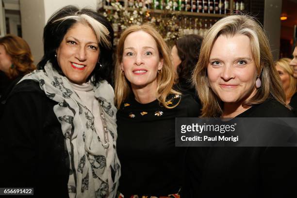 Tammy Haddad, Kathleen Biden, and Kelley McCormick attend ELLE and Bottega Veneta Women in Washington dinner hosted by Robbie Myers, ELLE,...