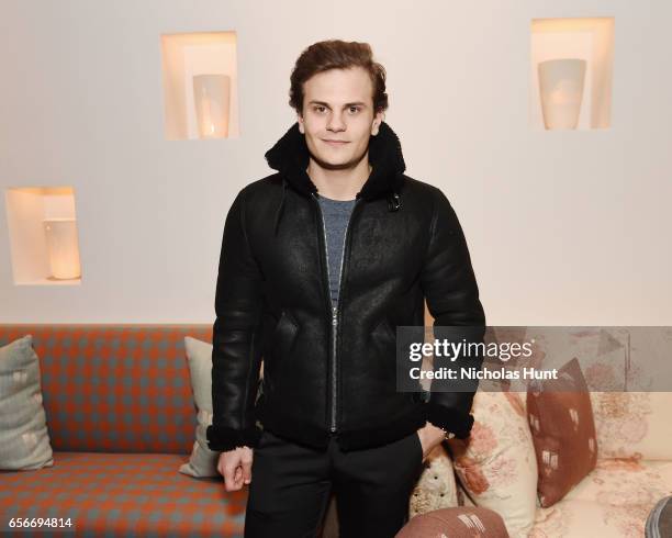 Actor Nicolas Messica attends the "Cezanne Et Moi" New York premiere after party at the Whitby Hotel on March 22, 2017 in New York City.