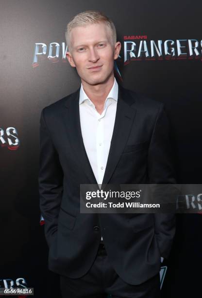 Seth Maxwell, CEO, Thirst Project, at The LA Premiere of Saban's Power Rangers presented by Lionsgate at Fox Bruin Theatre on March 22, 2017 in Los...