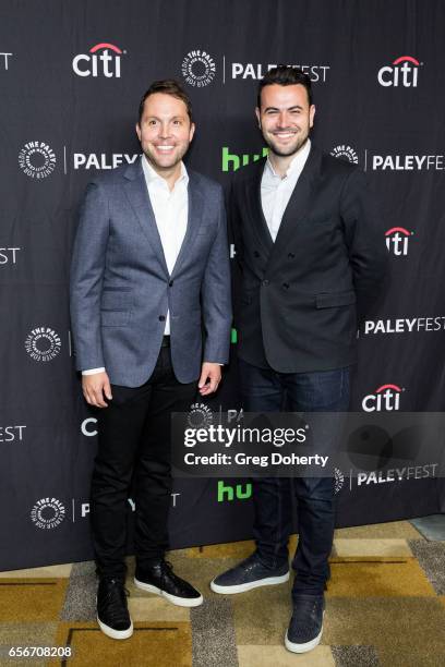 Executive Producers Rob Crabbe and Ben Winston arrives for The Paley Center For Media's 34th Annual PaleyFest Los Angeles - An Evening Of Laughs With...