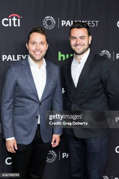 Executive Producers Rob Crabbe and Ben Winston arrives for The Paley Center For Media's 34th Annual PaleyFest Los Angeles - An Evening of Laughs with...