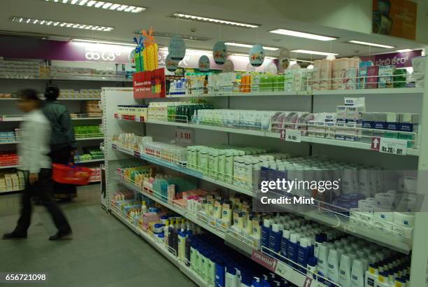 Image of a grossery shop, photographed for budget stories on February 18, 2010 in Bangalore, India .