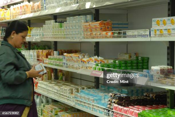 Image of a grossery shop, photographed for budget stories on February 18, 2010 in Bangalore, India .