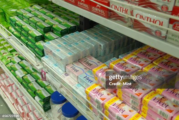 Image of a grossery shop, photographed for budget stories on February 18, 2010 in Bangalore, India .