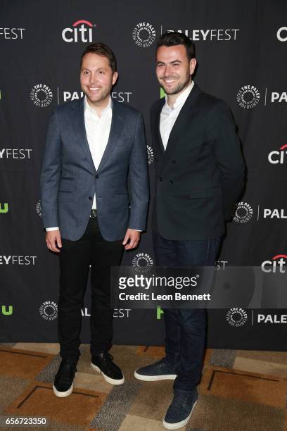 Executive producer Rob Crabbe and Executive prouducer Ben Winston arrives at The Paley Center For Media's 34th Annual PaleyFest Los Angeles An...