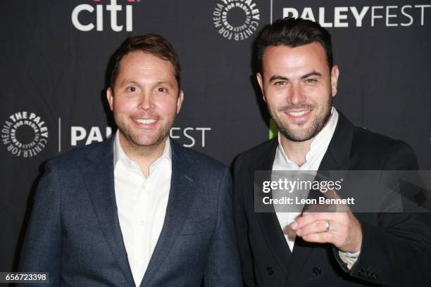 Executive producer Rob Crabbe and Executive prouducer Ben Winston arrives at The Paley Center For Media's 34th Annual PaleyFest Los Angeles An...