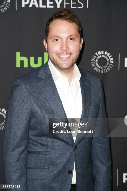 Executive producer Rob Crabbe arrives at The Paley Center For Media's 34th Annual PaleyFest Los Angeles An Evening of Laughs with James Corden and...