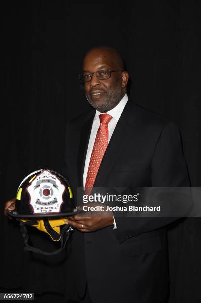 Bernard Tyson attends the 4th Annual California Fire Foundation Gala at Avalon Hollywood on March 22, 2017 in Los Angeles, California.