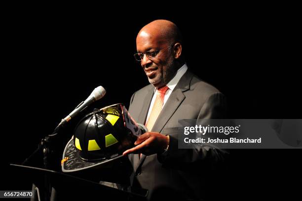 Bernard Tyson attends the 4th Annual California Fire Foundation Gala at Avalon Hollywood on March 22, 2017 in Los Angeles, California.