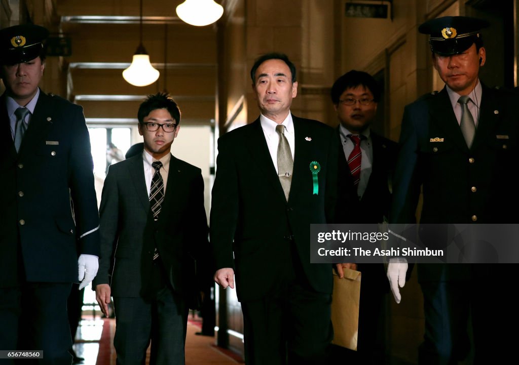 Chief Of Private School Operator Kagoike Testified As Sworn Witness At Diet Committees