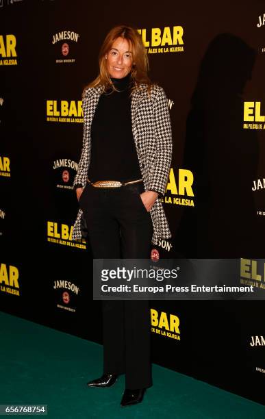 Monica Martin Luque attends 'El Bar' premiere at Callao cinema on March 22, 2017 in Madrid, Spain.