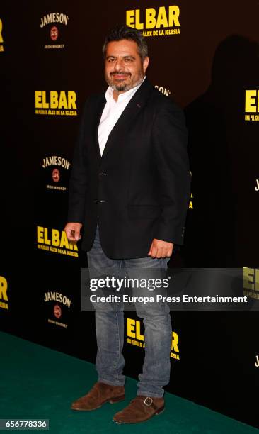 Jalis de la Serna attends 'El Bar' premiere at Callao cinema on March 22, 2017 in Madrid, Spain.