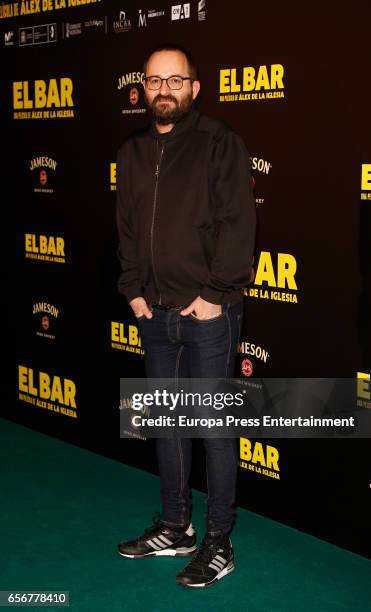 Fernando Gonzalez Molina attends 'El Bar' premiere at Callao cinema on March 22, 2017 in Madrid, Spain.