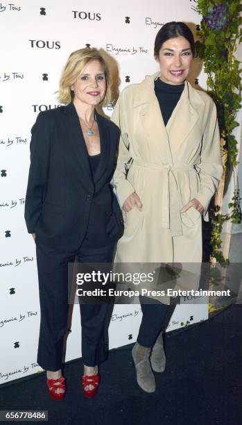 Eugenia Martinez de Irujo and Raquel Revuelta attend the launching of Eugenia's new Tous jewelry collection 'Tanuca' dedicated to her mother Duchess...