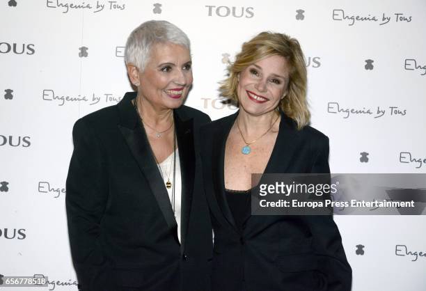 Eugenia Martinez de Irujo and Rosa Oriol attend the launching of Eugenia's new Tous jewelry collection 'Tanuca' dedicated to her mother Duchess of...