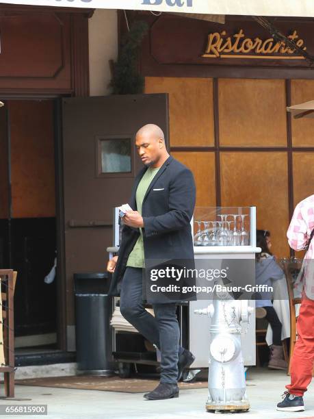 Larry English is seen on March 22, 2017 in Los Angeles, California.