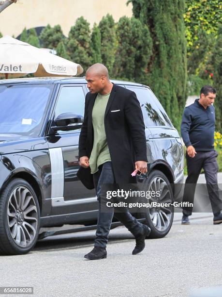 Larry English is seen on March 22, 2017 in Los Angeles, California.