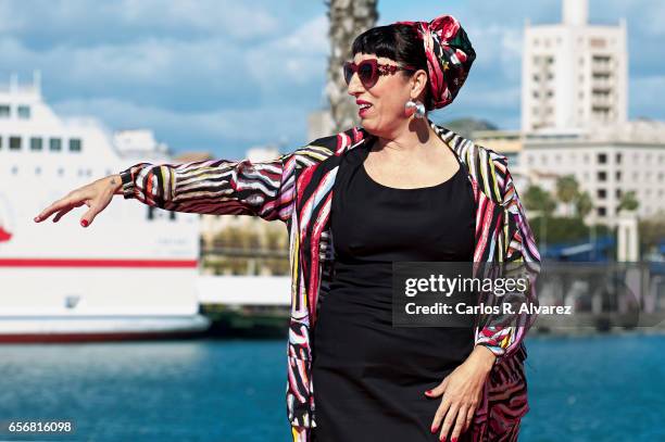 Spanish actress Rosy de Palma attends the 'El Intercambio' photocall on day 7 of the 20th Malaga Film Festival on March 23, 2017 in Malaga, Spain.