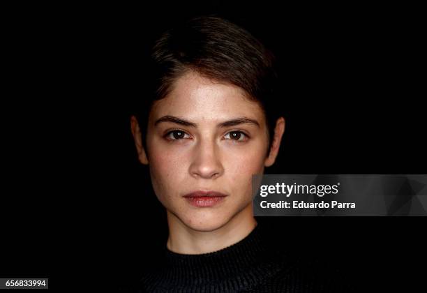 Actress Alba Galocha attends the 'La Zona' photocall at Q17 Studio on March 23, 2017 in Madrid, Spain.