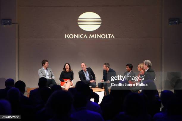 Arthur Mamou-Mani, Architect, Belinda Parmar, CEO The Empathy Business, Dan Holme, Director of Product Marketing Microsoft, Spencer Kelly -...