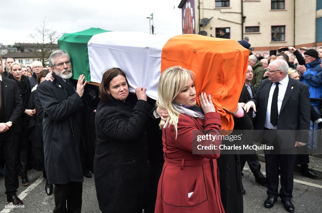 Martin McGuinness's Funeral Takes Place In Derry