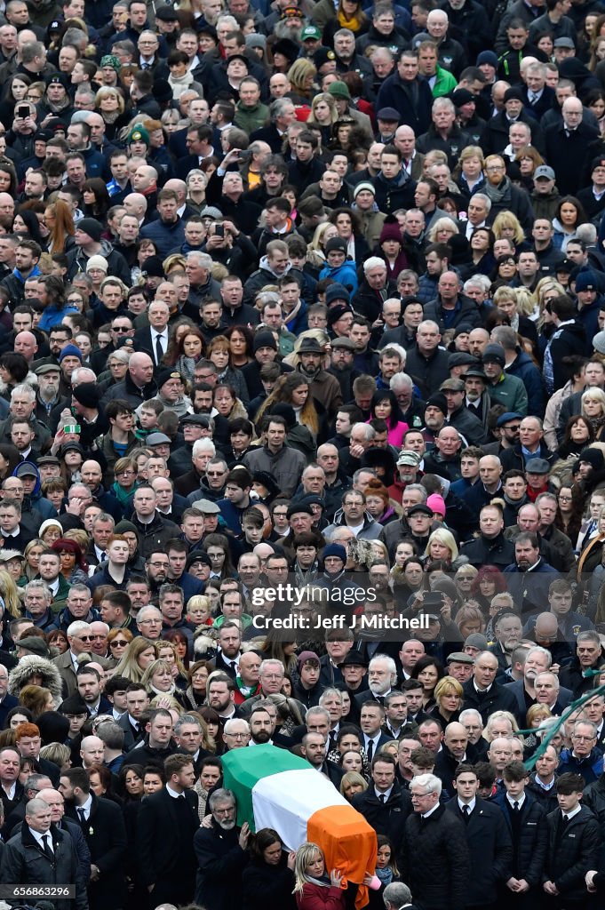 Martin McGuinness's Funeral Takes Place In Derry